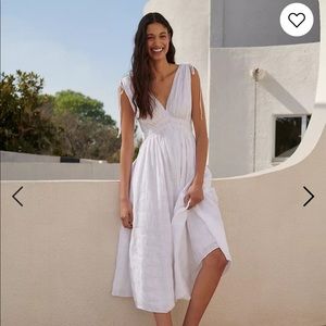 Madewell Sophia Smocked Midi Dress